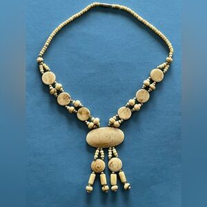 Handmadee necklace by Anguillan artist